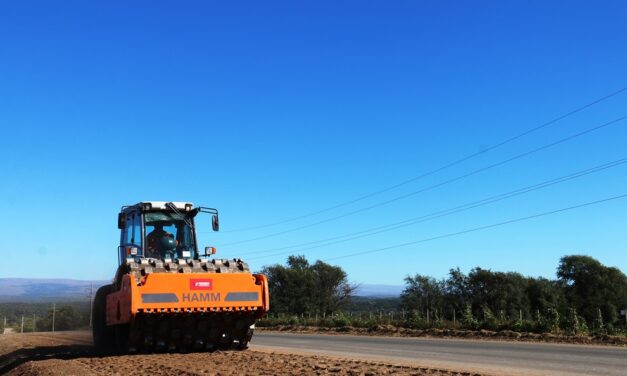 Avanza la pavimentación del camino Elena – Río de los Sauces
