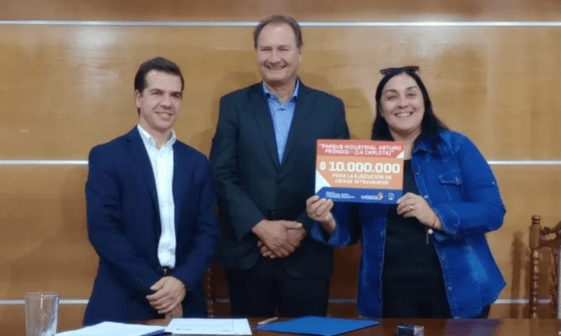La Carlota: El parque industrial recibió un subsidio de 10 millones de pesos