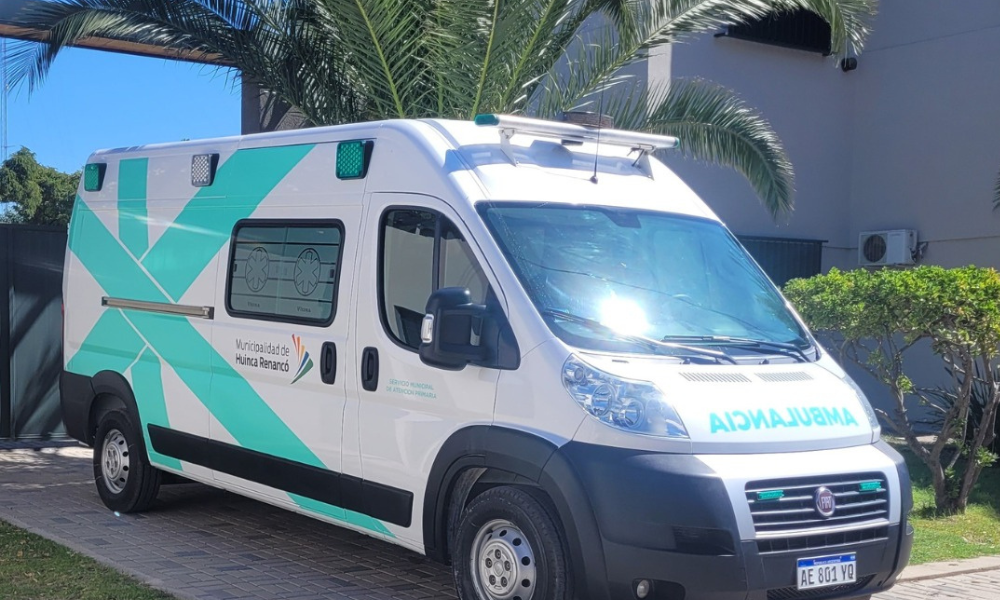 Huinca Renancó: presentaron la nueva Unidad de Terapia Intensiva Móvil