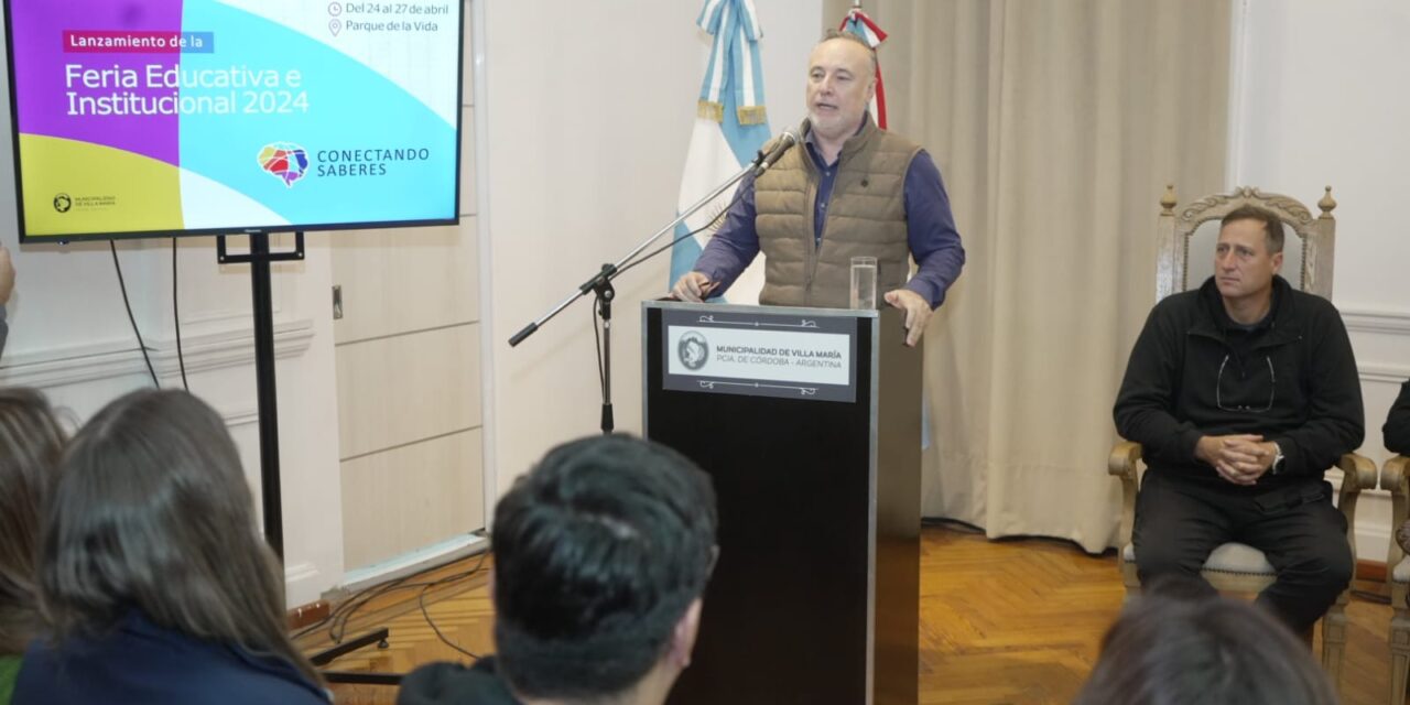 Villa María: Accastello presentó la feria educativa e institucional «Conectando Saberes»
