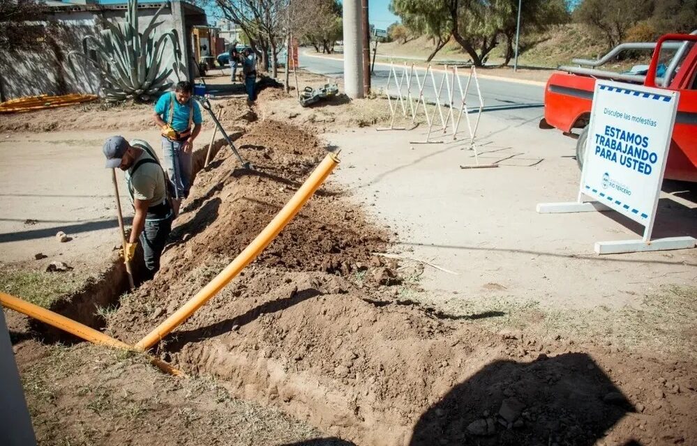 Río Tercero: finalizó la primera etapa de la obra de gas natural en Barrio Cerino