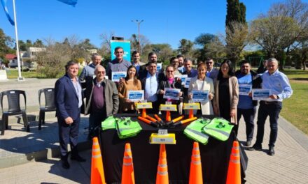 Buchardo recibió kits de Seguridad Vial