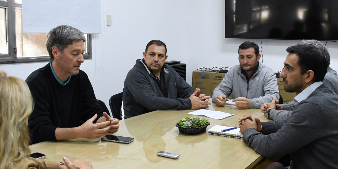 Autoridades de la UNRC se reunieron con el jefe de Zona Río Cuarto de EPEC