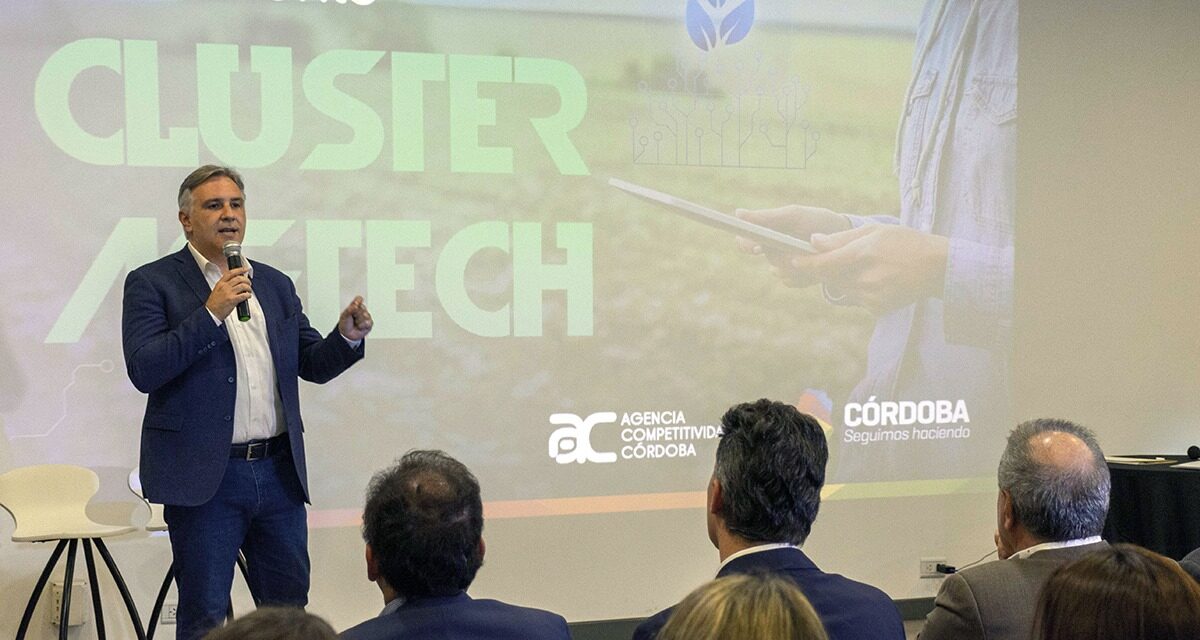 El gobernador Martín Llaryora lanzó el Clúster Agtech en Río Cuarto