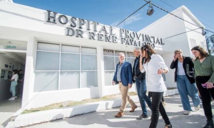 Huinca Renancó: Pieckenstainer recorrió las obras de ampliación del Hospital Regional René Favaloro