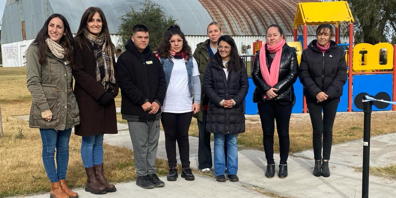 Del Campillo: Se inauguraron nuevos juegos en el Predio del Ferrocarril