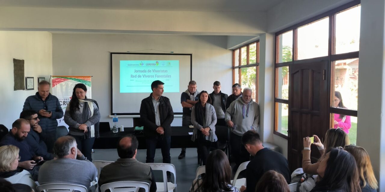 Buchardo: Se realizó una Jornada de Viveristas en el Vivero Forestal Cruz del Sur