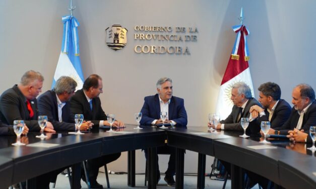 Llaryora recibió a referentes del sector minero nacional