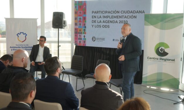 Accastello presentó el modelo «Villa María 2030» en el Encuentro de la Red de Ciudades Sostenibles