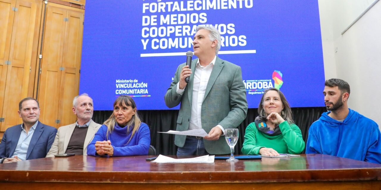 La Provincia lanzó un programa para el fortalecimiento de medios cooperativos y comunitarios