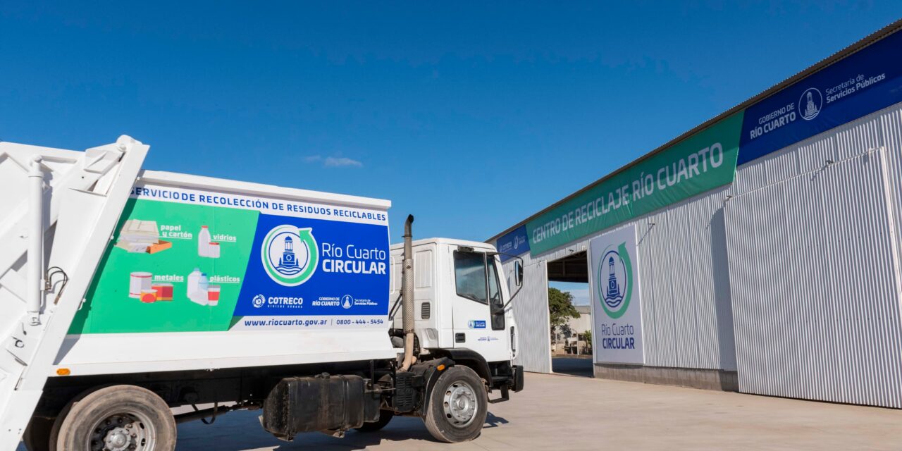 Río Cuarto: Se habilitó el Centro de Reciclaje y arranca la separación en origen