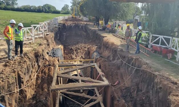 Avanza la obra del Acueducto Santa Fe-Córdoba