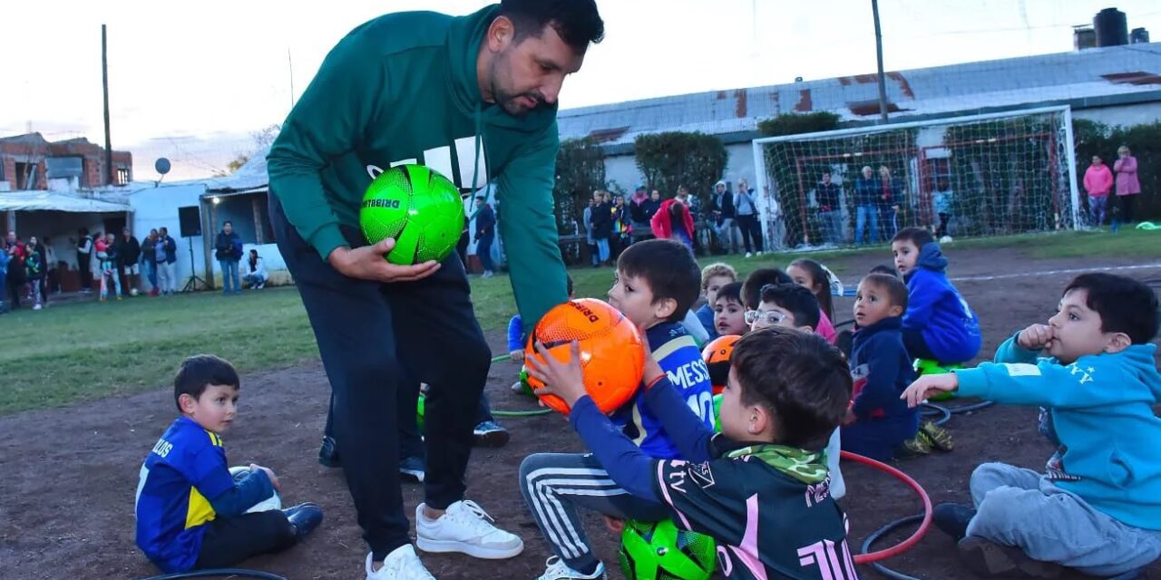 Embalse inauguró la Escuela Municipal de Iniciación Deportiva