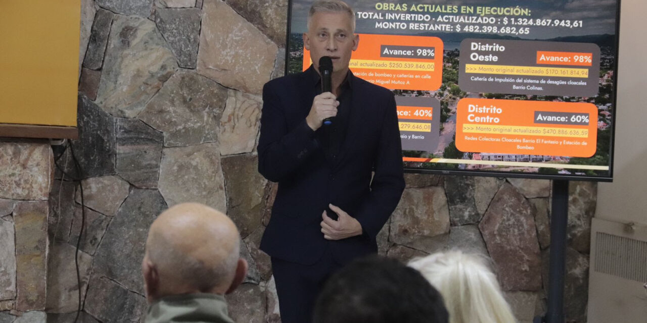 Avilés presentó el Plan Integral de Inversión para el Saneamiento Ambiental y Turismo Sostenible