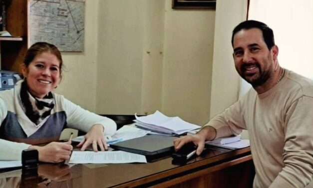 Suco: firma de convenio para dotar de servicios por fibra óptica a la comuna