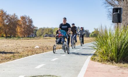 Río Cuarto: Habilitaron las luces led en la ciclovía de Reforma Universitaria y anuncian su conexión con Las Higueras