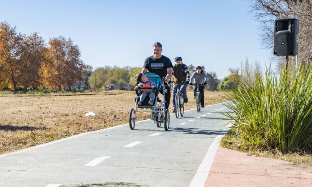 Río Cuarto: Habilitaron las luces led en la ciclovía de Reforma Universitaria y anuncian su conexión con Las Higueras
