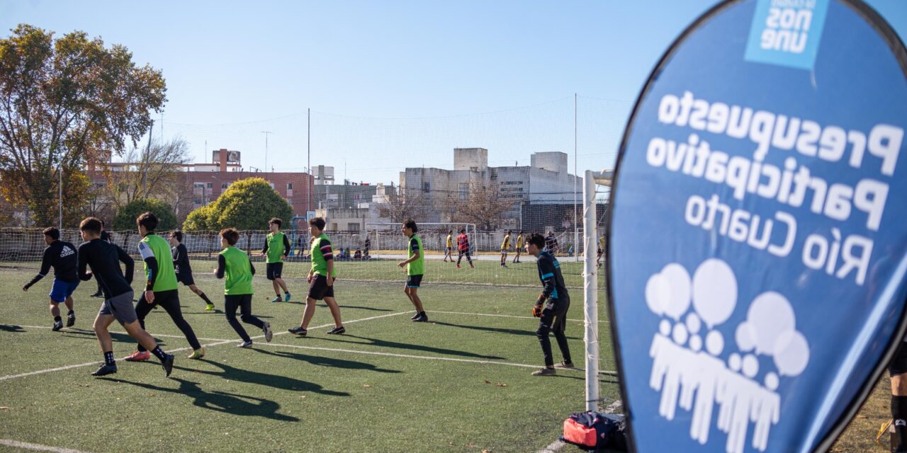 Río Cuarto: El Festival Deportivo Joven convocó a decenas de estudiantes secundarios en el Centro 11