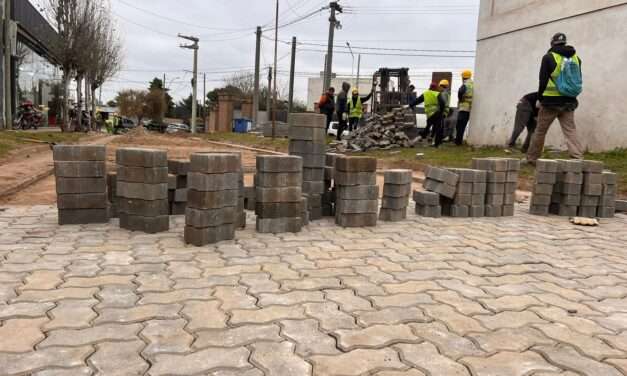 Villa Nueva: Tagni supervisó el avance de la obra de adoquinado sobre la calle Tala