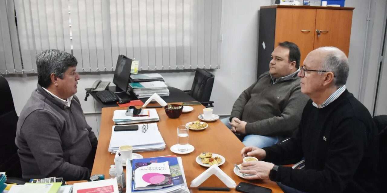 Mackenna: Casari recibió a los intendentes de Almafuerte y Berrotarán