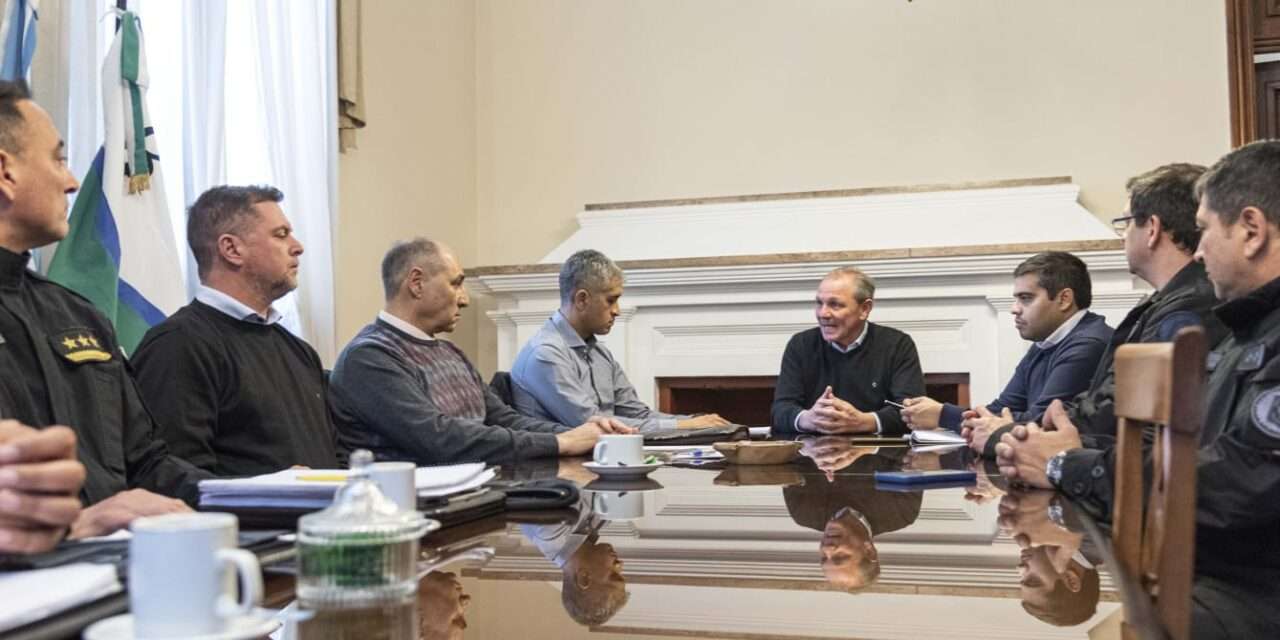 Río Cuarto: De Rivas encabezó la primera reunión de la Unidad Operativa de Seguridad