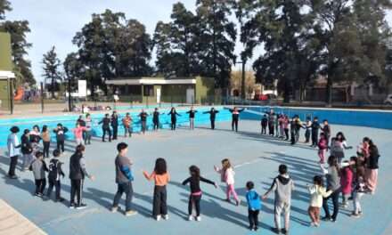 Villa María: el programa «Juegos de Invierno» tuvo su paso por el predio de la pileta comunitaria Eva Perón