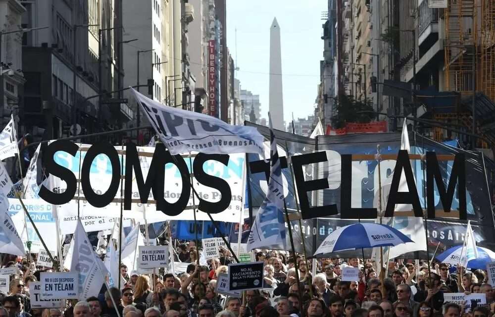 Vaciamiento de Télam: tras 18 días de lucha, los trabajadores consiguieron volver a sus puestos