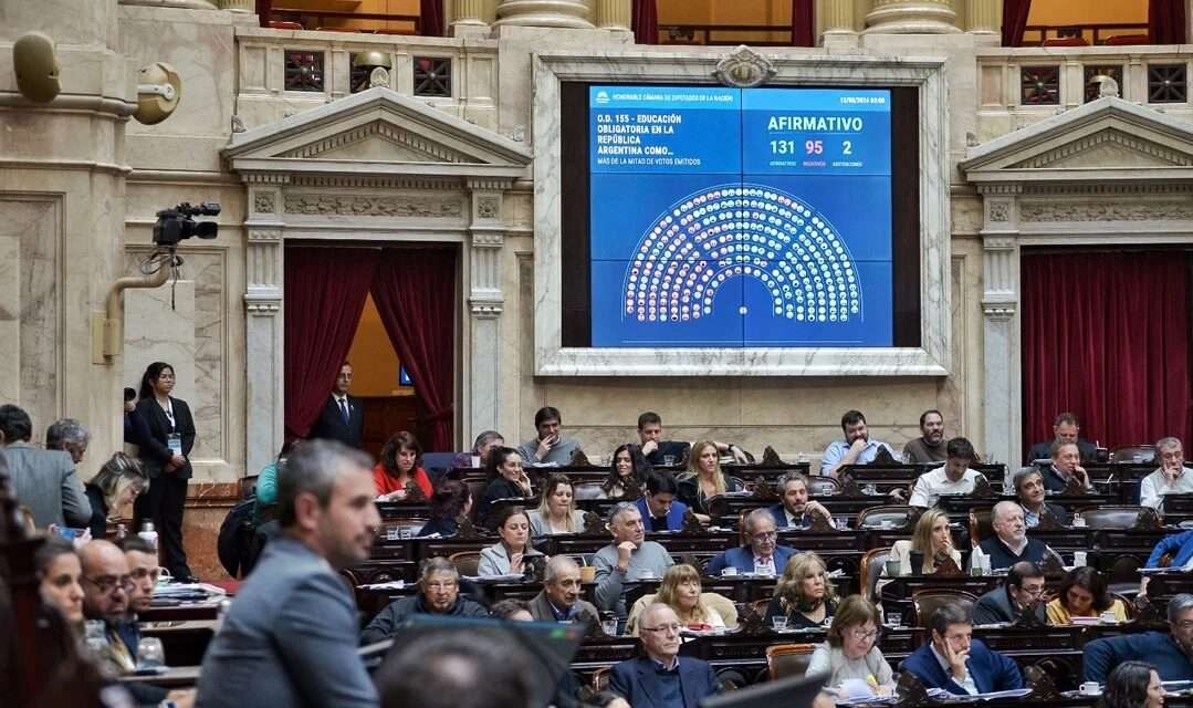 Diputados aprobó y giró al Senado el proyecto que declara a la educación como «servicio esencial»
