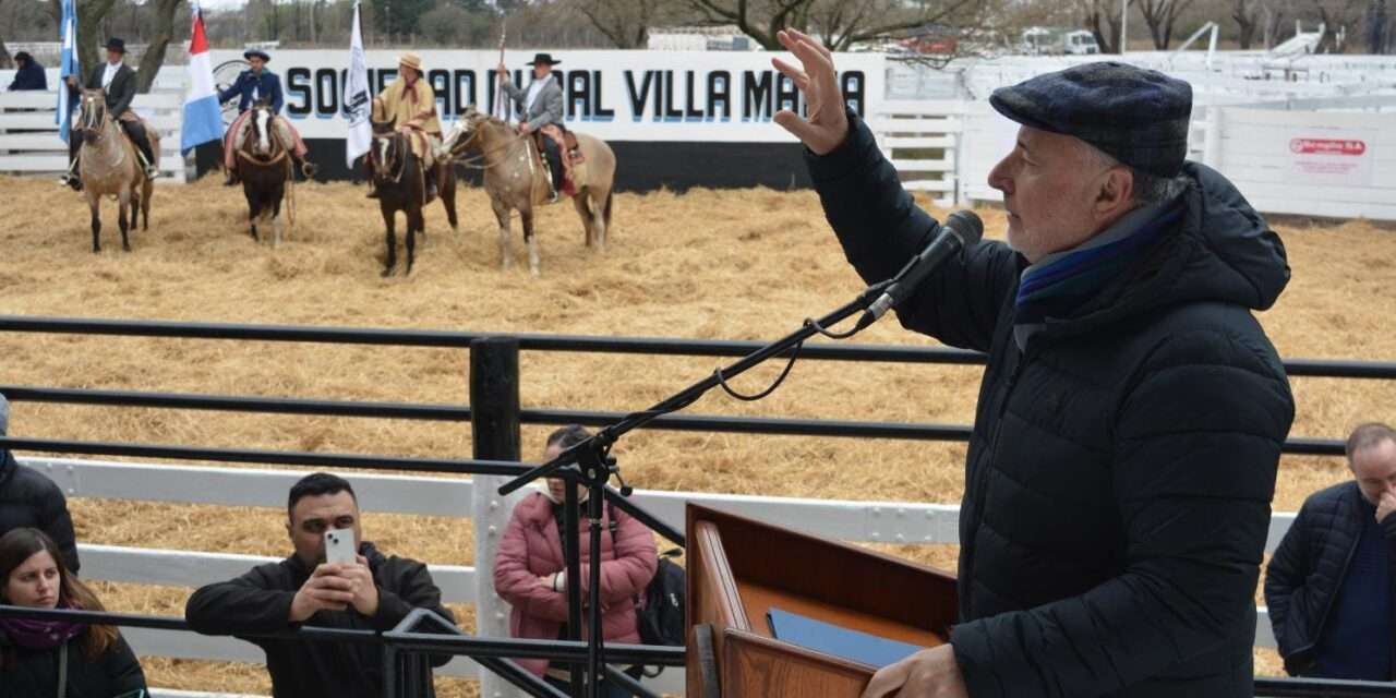 Villa María: Accastello participó de la inauguración de la «EXPO FERIA 2024» en la Sociedad Rural