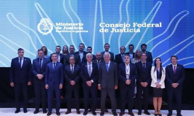 El ministro Julián López participó en Mendoza de la reunión del Consejo Federal de Justicia