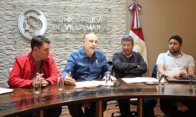 Villa María: Gobierno local y provincial trabajan para construir la colectora en un tramo de la Autopista Ruta 9