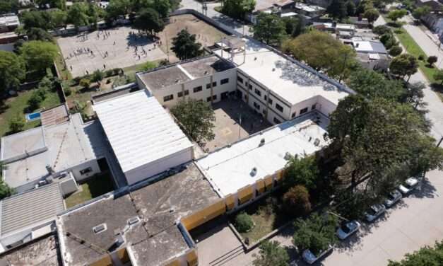 Almafuerte: avanzan las obras en diferentes centros educativos de la ciudad