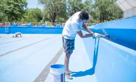 Río Cuarto: se realizan tareas de refacción y puesta en valor en los piletones municipales