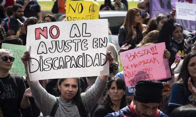 Jornada en Río Cuarto por la Ley de Emergencia en Discapacidad