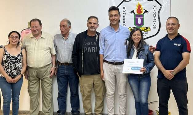 Holmberg: los Bomberos Voluntarios celebraron su 37° aniversario