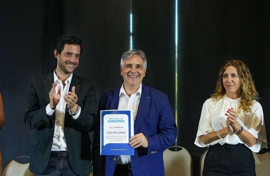 Villa Nueva: Llaryora anunció obras de desagüe y la refuncionalización de la costanera