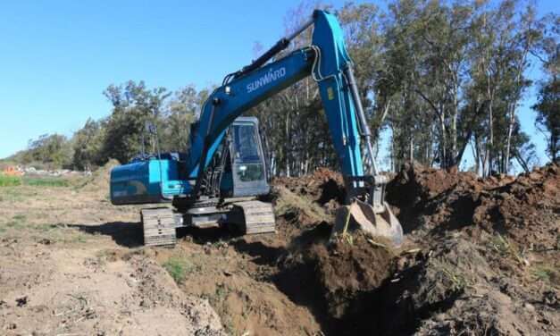 General Levalle: avanza el saneamiento del antiguo basural