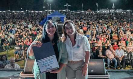 Myrian Prunotto compartió una “Noche Fortinera” en La Carlota