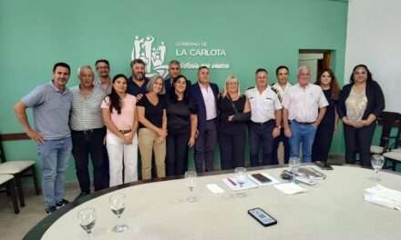 Intendentes del Dpto. Juárez Celman se reunieron con autoridades policiales
