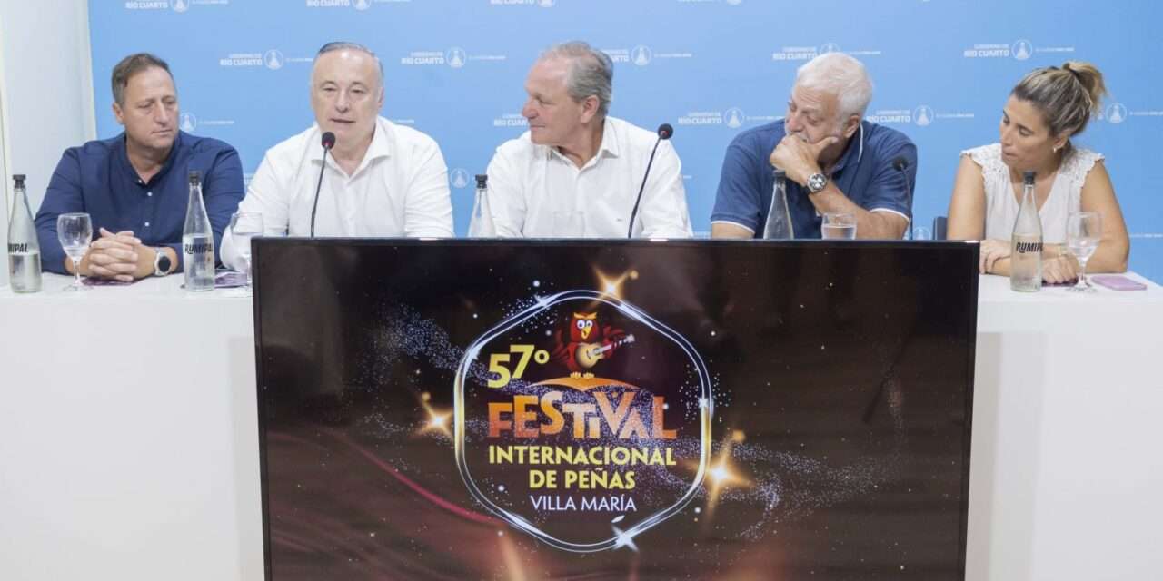 El Festival Internacional de Peñas de Villa María se presentó en Río Cuarto