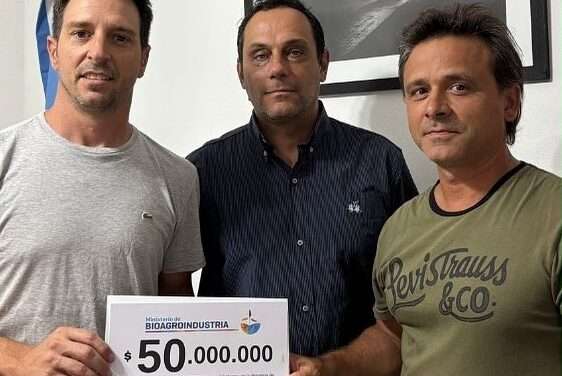 Olaeta: el municipio entregó un subsidio al Consorcio Caminero