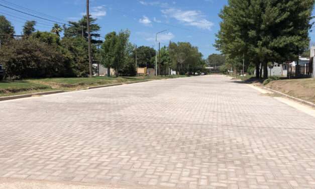 Ya está pavimentado el ingreso por Ruta 10 a Las Perdices