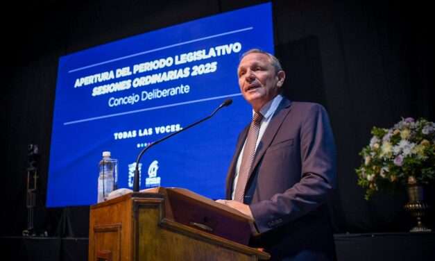 Río Cuarto: De Rivas inauguró las sesiones legislativas 2025