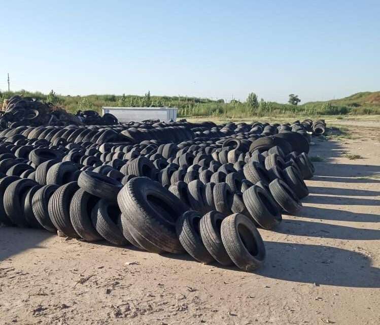 Villa María: El municipio recolectó 8 toneladas de neumáticos fuera de uso
