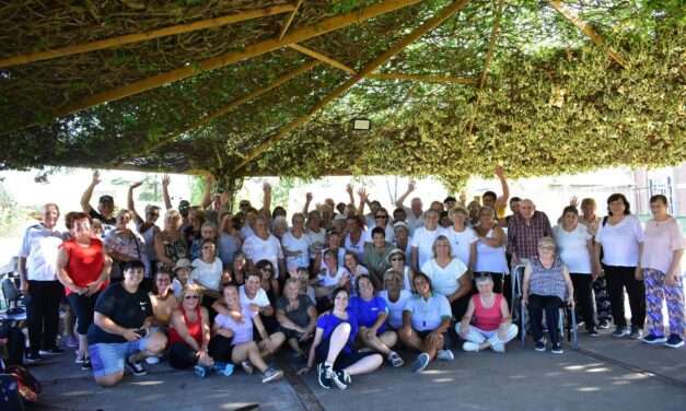 Se realizó un encuentro de verano de jubilados del sur cordobés