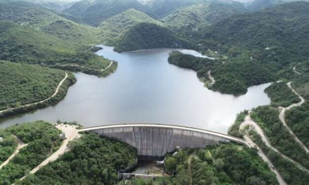 Recuperación hídrica en la provincia: el embalse La Quebrada se acerca a su nivel de vertedero