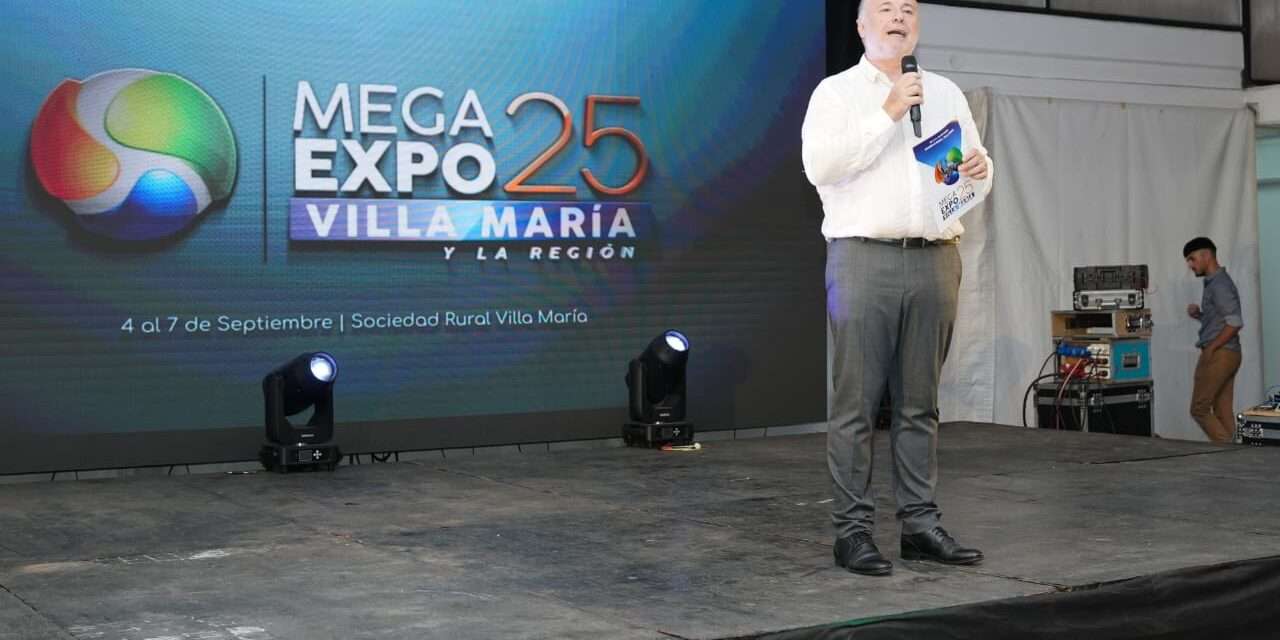 Accastello participó del lanzamiento de la MegaExpo Villa María 2025