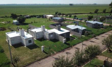 Monte de los Gauchos: avanza la construcción de viviendas
