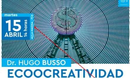 Hugo Busso presentará el libro «Ecoocreatividad. Utopías concretas para tiempos inciertos»