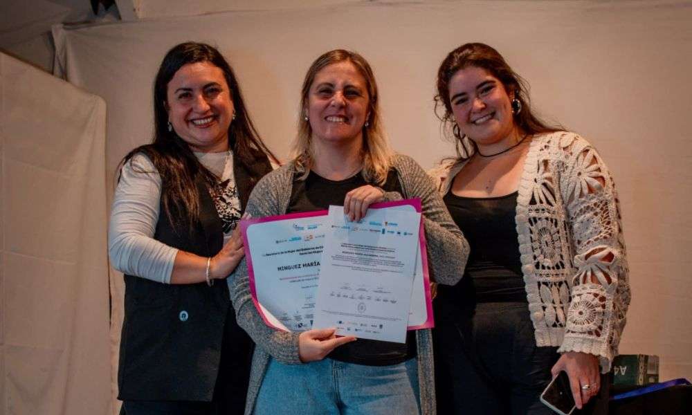 Río Tercero: entrega de certificados de la Diplomatura Universitaria de Acompañantes Comunitarias
